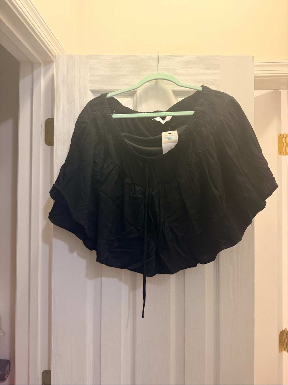 Primark Black Short Ruffled Skort